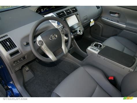 Dark Gray Interior 2012 Toyota Prius v Five Hybrid Photo #62699174 ...