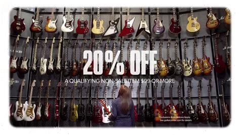 Guitar Center - Now through 12/17, get 20% off a...