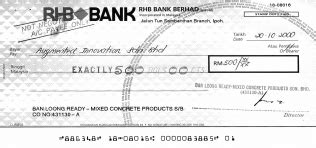 Typical Cheque layout. | Download Scientific Diagram