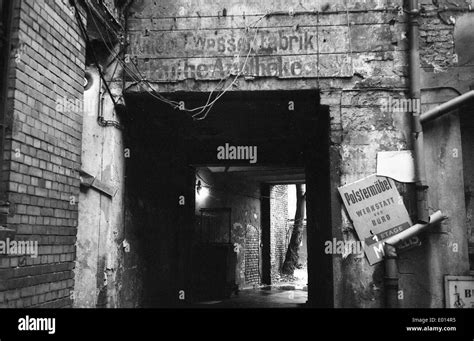 A backyard in East Berlin, 1989 Stock Photo - Alamy