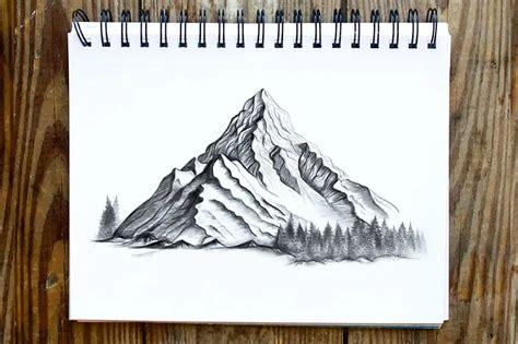 Details 146+ mountain view sketch best - in.eteachers