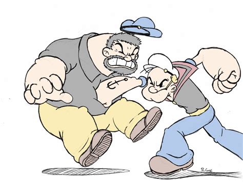 Popeye vs Bluto by rongs1234 on DeviantArt