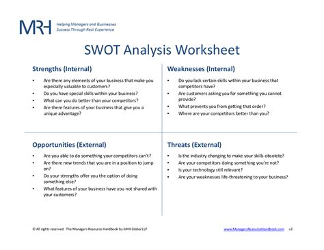 SWOT Analysis Worksheet - 14+ Examples, Word, Pages, PDF