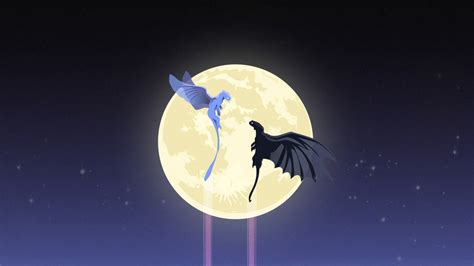 Download wallpaper 1366x768 toothless and light fury, dragons, moon, artwork, tablet, laptop ...