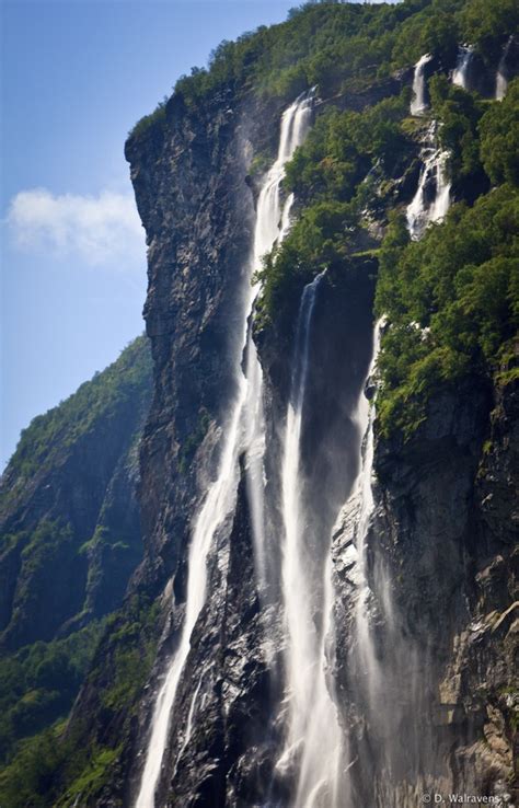 The Seven Sisters Waterfall by Dirk Walravens, via 500px; Geirangerfjord, Norway, National ...