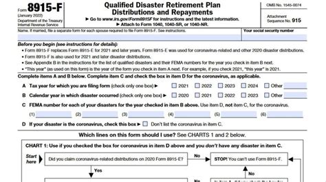 Form 8915 2023 - Printable Forms Free Online