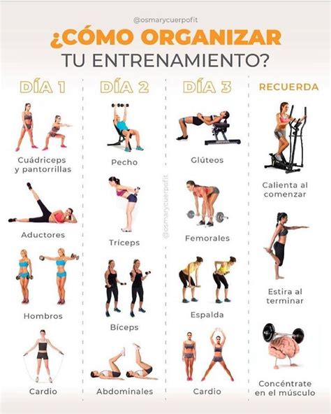 Entrenador Personal en Instagram: “Pulsa ️ y GUARDA ESTE POST🔥 Para libr… | Rutinas de ejercicio ...