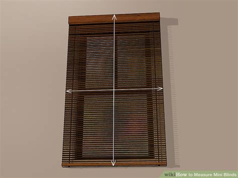 How to Measure Mini Blinds (with Pictures) - wikiHow