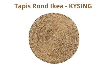Tapis Ronds Ikea : confortables, élégants et abordables - BatirSaMaison.net