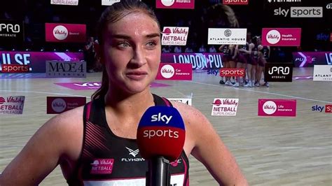 Alicia Scholes lost for words after player of match display | Netball News | Sky Sports