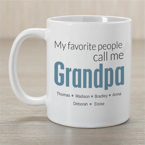 Favorite grandpa Personalized mug | GiftsForYouNow