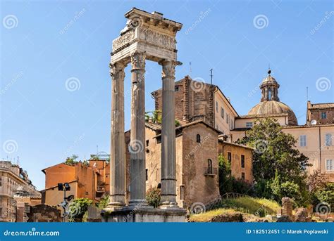 Temple of Vesta in Rome, Italy Stock Image - Image of ancient, famous: 182512451