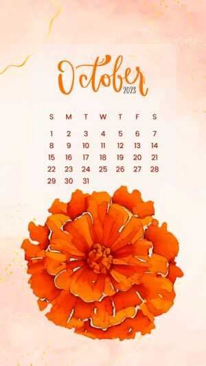 October Calendar 2023 Wallpaper - iXpap