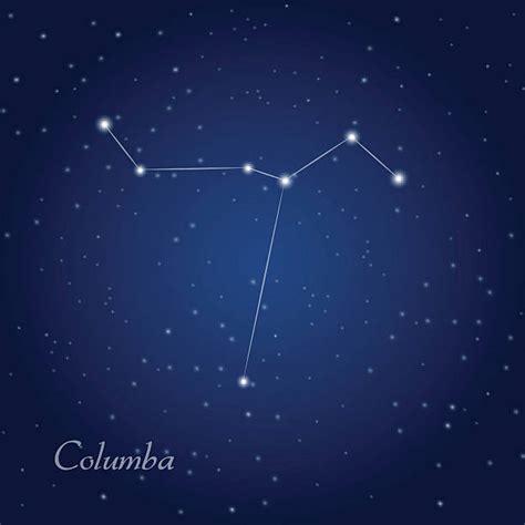 90+ Columba Constellation Stock Illustrations, Royalty-Free Vector ...