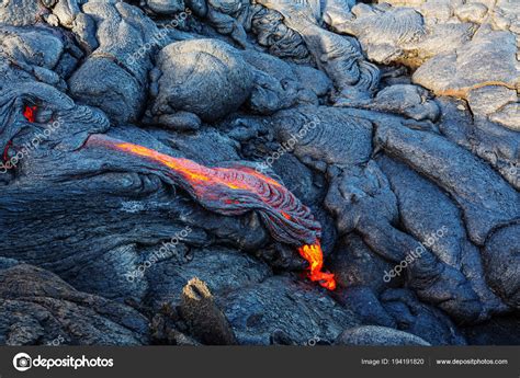 Lava Flow Big Island Hawaii Stock Photo by ©kamchatka 194191820