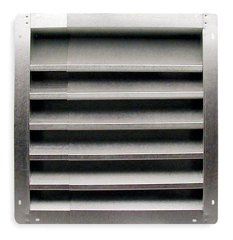 Flanged, Surface Mount, 40"H 28"W Non-Drnbl GSteel Intake Louver - 3C974|3C974 - Grainger