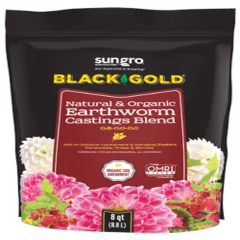 Black Gold Natural & Organic Earthworm Castings – Rivendell Distribution