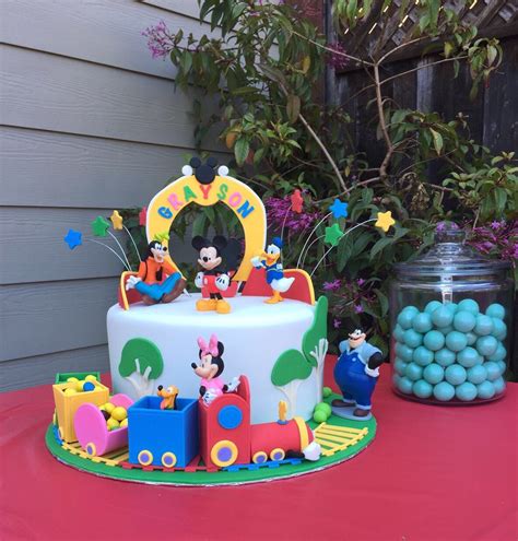 Mickey Mouse Clubhouse Train Edible Birthday Cake Topper Or Cupcake ...