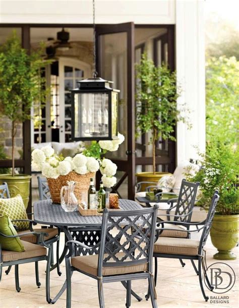 15+ Ballard Designs Outdoor Dining Table - Lomejor Demaro Life