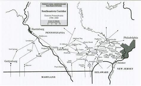 Map of the Week: The Pennsylvania Underground Railroad