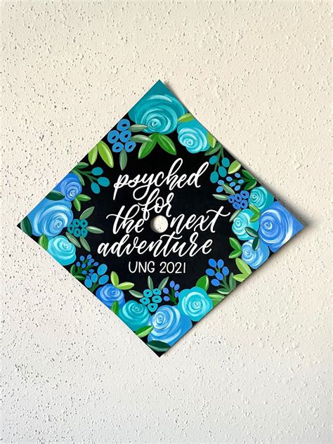 Custom Graduation Cap Hand-painted Graduation Cap Graduation Cap Topper ...