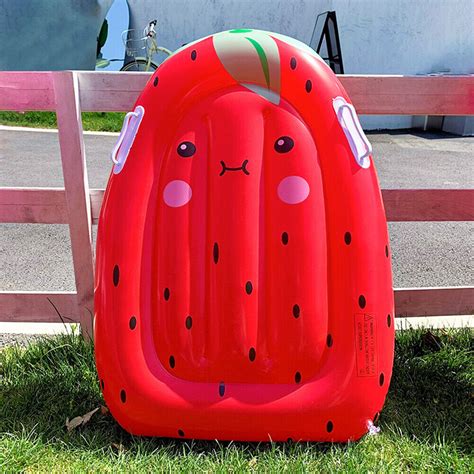 Inflatable Pool Floats Portable Fruit Pattern Swimming Water Toys (Strawberry) # | eBay