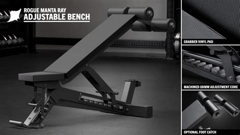 Rogue Manta Ray Adjustable Bench | Rogue Fitness Australia