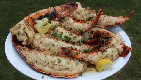 Grilled Lobster Tails - Recipe for Grilling Split Lobster Tails