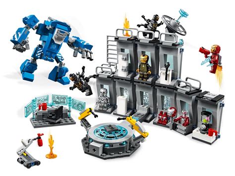 Modular Lab with 6 Marvel Universe Minifigures Superhero Playset LEGO ...