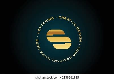 Gold S Alphabet Letter Logo Icon Stock Vector (Royalty Free) 2138861915 ...