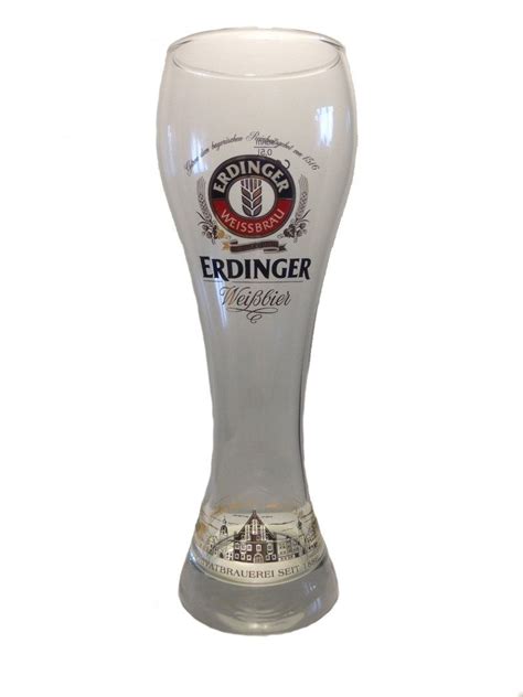 Erdinger - Bavarian / German Beer Glass - 0.5 Liter - "Weissbier" - NEW ...