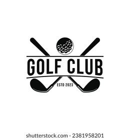 Golf Club Logo Vector Design Idea Stock Vector (Royalty Free ...