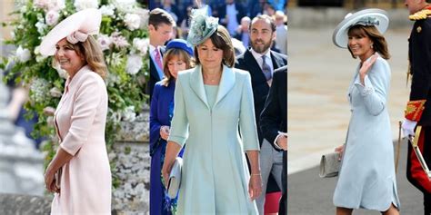 Carole Middleton Best Fashion Looks - Kate and Pippa Middleton's Mother ...