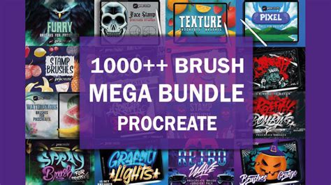 1000++ Brush Mega Bundle Procreate
