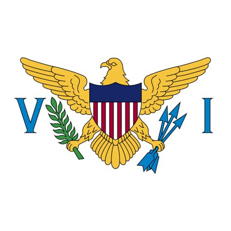 VI U.S. Virgin Islands Flag Icon | Public Domain World Flags Iconpack ...