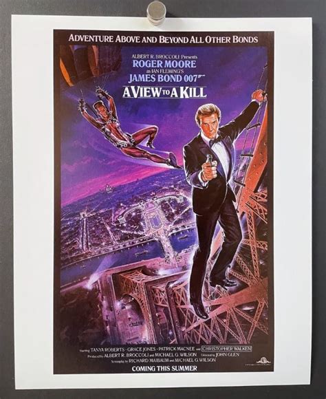 A View To A Kill (1985) – Original Invitation/Print Movie Poster ...