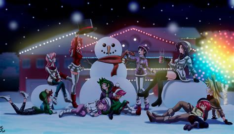 1336x768 Anime Girls Celebrating Christmas 4k Laptop HD HD 4k ...