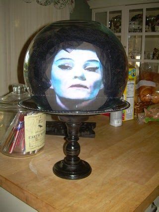 DIY Madame Leota Crystal Ball | Halloween ball, Halloween maze, Crystal ...