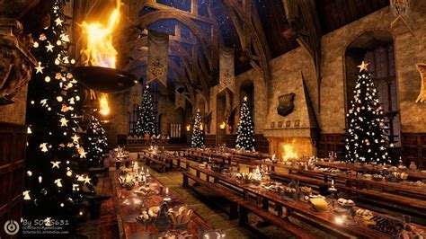 Hogwarts Christmas Wallpapers - Top Free Hogwarts Christmas Backgrounds ...