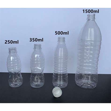 1500 ml Bottle Plastic with cover - 63pcs - Botol Plastik / Kosong ...