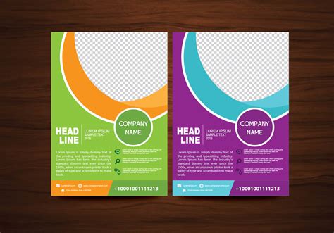 Vector Brochure Flyer design Layout template in A4 size 140936 Vector Art at Vecteezy