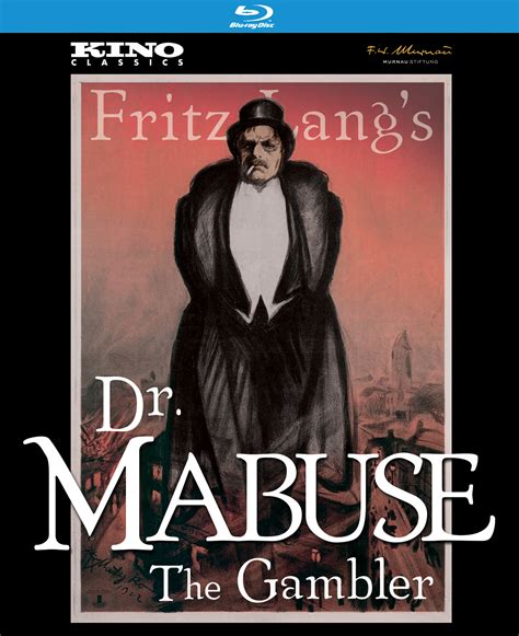 Dr. Mabuse, The Gambler (Restored Version) (Blu-ray) - Kino Lorber Home ...