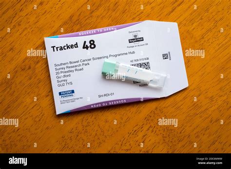 Bowel Cancer Screening Test Stock Photo - Alamy