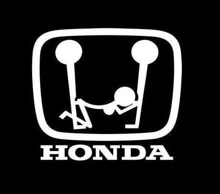 Honda Logo Funny JDM Vinyl Decal Stickers - Custom Sticker Shop