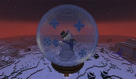 Let it snow! - Snow globe Minecraft Map