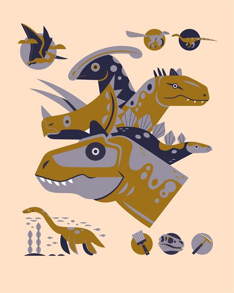 Natural History Museum of Los Angeles Dinosaurs :: Behance