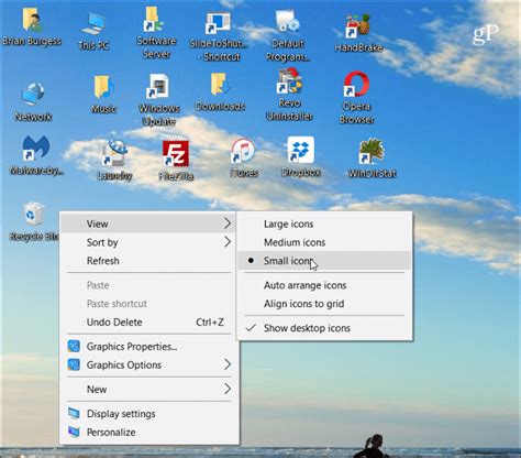 How To Change Size Of Desktop Icons In Windows 10 Desktop Icons ...