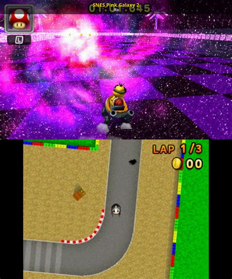 SNES Pink Galaxy 2 [Mario Kart 7] [Mods]