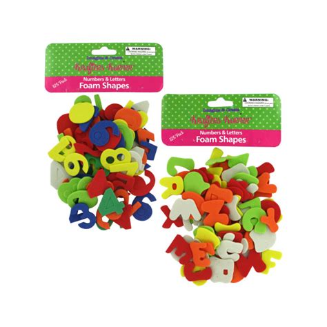 Numbers & Letters Foam Shapes Set - Walmart.com