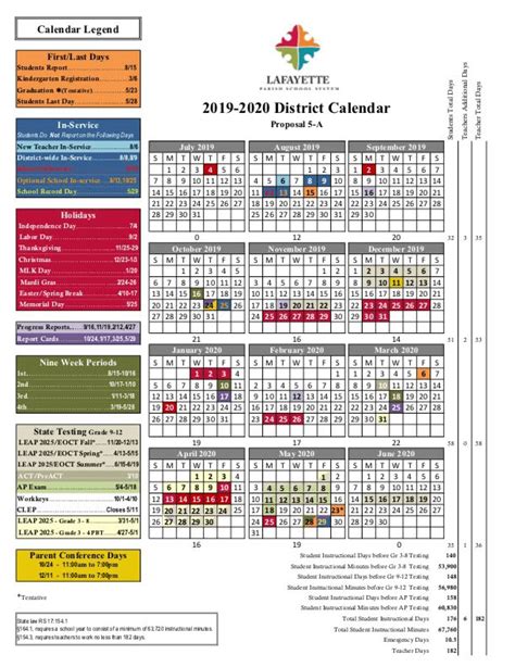 LPSS chooses calendar for new school year